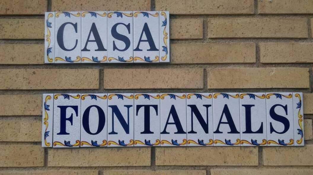 Casa Fontanals Villa Pla del Panades Luaran gambar
